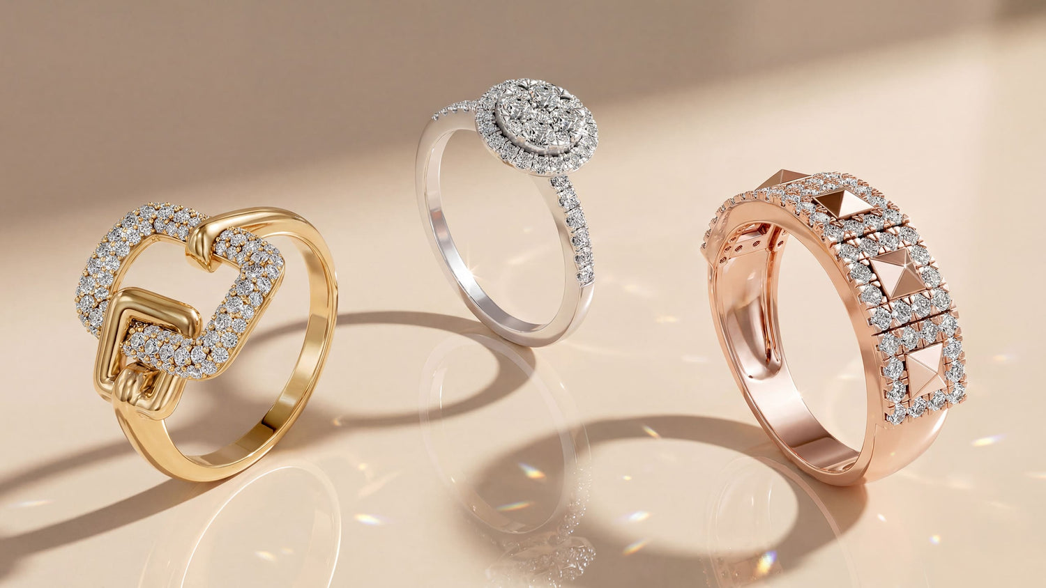 Natural Diamond Rings